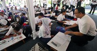 Acara yang digelar setiap tahun ini sebagai wadah bagi pelajar untuk menunjukan bakat seni yang dimiliki. Humas Kemendikbud/Budi Pambudo.