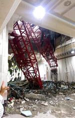 Crane Jatuh di Masjidil Haram, Puluhan Jemaah Meninggal