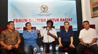 Bergabungnya Partai Amanat Nasional (PAN) sebagai pendukung pemerintahan Joko Widodo-Jusuf Kalla (Jokowi-JK) dipastikan karena adanya deal politik, menjadi topik pembahasan dalam diskusi terebut. Pool/Lamhot Aritonang/detikFoto