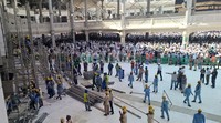     Lokasi yang mengalami kerusakan dibatasi oleh barikade berwarna hijau. Luas daerah yang dibarikade itu kira-kira sama dengan luas 1 lapangan futsal.  Ist/Syamsul Layli.