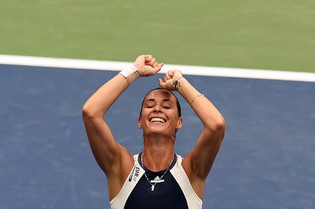Kalahkan Vinci, Pennetta Raih Gelar Grand Slam Pertamanya