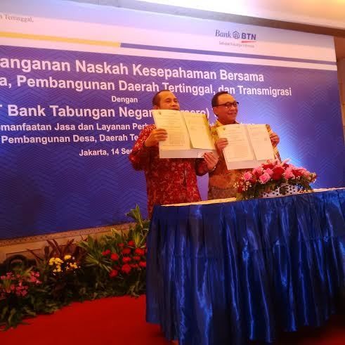 BTN Fasilitasi KPR Pegawai Kemendes