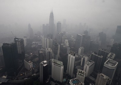 Malaysia Berselimut Asap Kiriman Indonesia