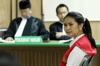 Devita Priska menjalani sidang lanjutan.