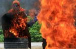 Simulasi Kebakaran di Rusun Jatinegara
