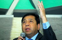 Dalam keterangannya, Novanto siap memenuhi panggilan Mahkamah Kehormatan Dewan (MKD) DPR. Pool/Lamhot Aritonang/detikFoto.