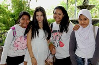 Cassie tampak akrab dengan para Cassievers. (dok. Pribadi)