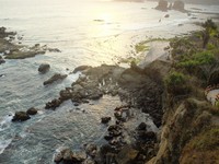 Pantai Tanjung Papuma terletak sekitar 45 Km sebelah selatan Jember, Jawa Timur (Sastri/detikTravel)