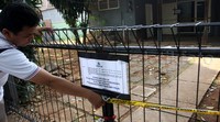 Pengosongan ini dilakukan karena masa pakai rumah dinas itu sudah habis. Pool/Lamhot Aritonang/detikFoto.