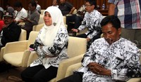 Rapat ini juga disaksikan oleh perwakilan guru. Lamhot Aritonang/detikFoto.