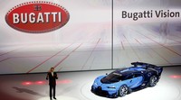 CEO Bugatti Wolfgang Duerheimer memperkenalkan Vision Gran Turismo Concept. Kai Pfaffenbach/Reuters/detikFoto.