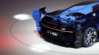 Mobil banyak terinspirasi dari perpaduan salah satu mobil andalan mereka yang telah menjuarai Le Mans seperti Bugatti Type 57 Tank, Vision GT Concept, serta perpaduan warna warna klasik 2 tone yang sudah menjadi ciri khas dari mobil balap mereka. Kai Pfaffenbach/Reuters/detikFoto.