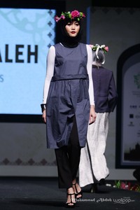 Eisha Saleh from Australia. Indonesia Internasional Islamic Fashion & Products 2015 Ethnic Urbanovative at Jakarta Convention Center. Jakarta. [Foto: Mohammad Abduh/Wolipop]