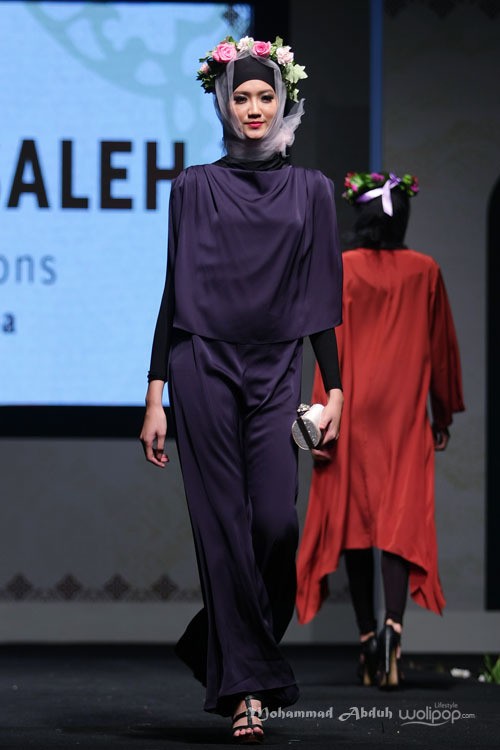 Eisha Saleh from Australia. Indonesia Internasional Islamic Fashion & Products 2015 Ethnic Urbanovative at Jakarta Convention Center. Jakarta. [Foto: Mohammad Abduh/Wolipop]