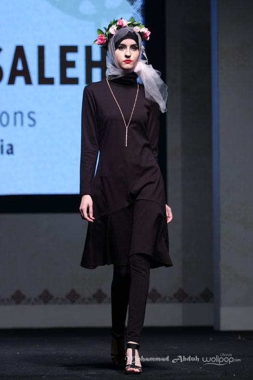 Eisha Saleh from Australia. Indonesia Internasional Islamic Fashion & Products 2015 Ethnic Urbanovative at Jakarta Convention Center. Jakarta. [Foto: Mohammad Abduh/Wolipop]