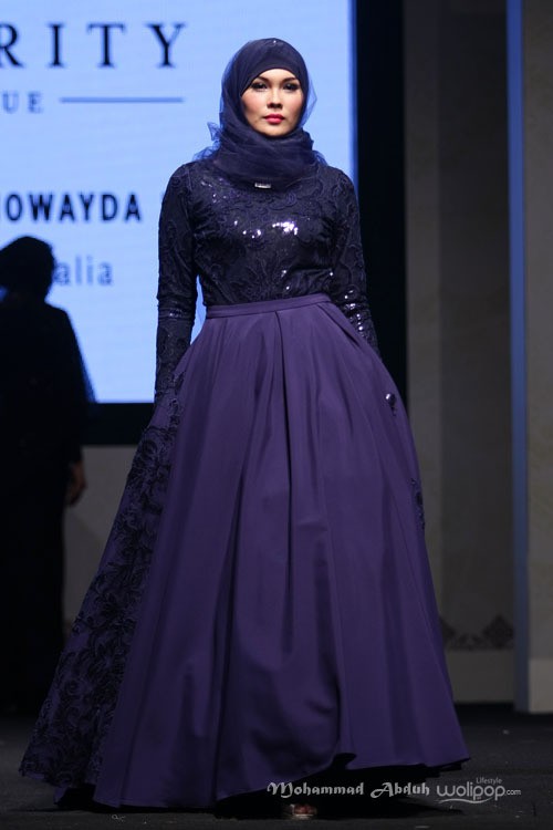 INTEGRITY Boutique by Hanadi Chehab & Howayda Moussa from Australia. Indonesia Internasional Islamic Fashion & Products 2015 Ethnic Urbanovative at Jakarta Convention Center. Jakarta. [Foto: Mohammad Abduh/Wolipop]