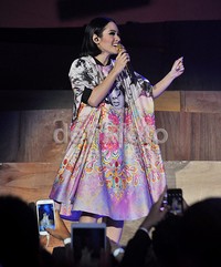 Lebih dari tiga jam Andien tampil di konser tunggalnya.  Pool/Ismail/detikFoto.