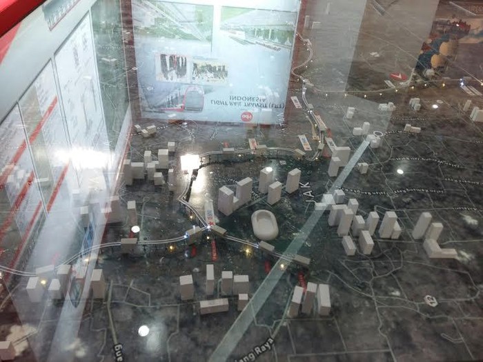 Ini Penampakan Maket LRT yang Membelah Jakarta