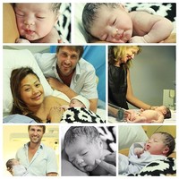 Bayi perempuan yang disapa Baby Tiggy itu lahir dengan berat 4 kg dan panjang 53 cm. (Instagram/indahkalalo)