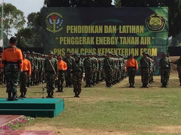 1.500 PNS ESDM Digembleng Rindam III Siliwangi