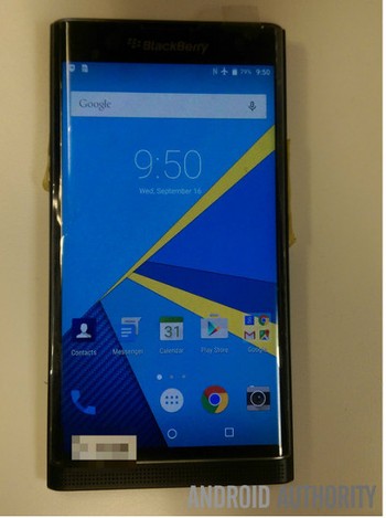 Gosipnya BlackBerry Venice akan memiliki bentang layar seluas 5,4 inch. (kredit foto: Android Authority)