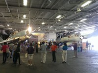 USS Midway adalah sebuah museum yang juga merupakan kapal induk. Pada abad ke-20, kapal ini merupakan yang terpanjang di dunia (Toriq/detikTravel)