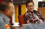 Dankormar Bahas Lahan dengan Menteri Agraria