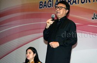 Tjahjo Kumolo menyampaikan pidatonya.