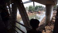 Badan sungai pun kini semakin lebar.