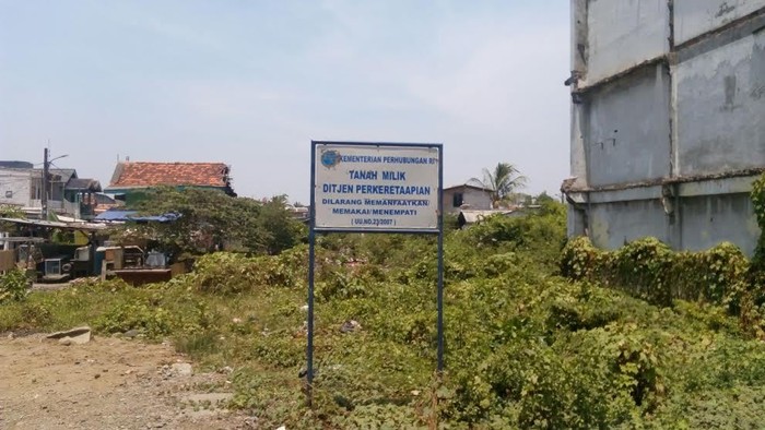 Ini Penampakan Pemukiman yang Bakal Dibelah Rel Kereta Pelabuhan