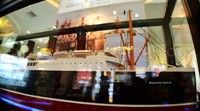 Miniatur kapal laut milik Kementerian Perhubungan. Pool/Aris Ganjar/detikFoto.