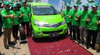 Peserta ujicoba tiba di Proving Ground Bridgestone Indonesia Karawang usai melakukan perjalanan selama 12 hari dimulai pada 8-19 September 2015.