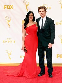 Ariel Winter mengajak sang kekasih, Laurent Claude Gaudette hadiri 67th Annual Primetime Emmy Awards di Microsoft Theater, Los Angeles, California pada Minggu (20/9/2015) waktu setempat. (Photo by Mark Davis/Getty Images)