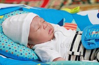 Rafathar terlihat mirip Raffi atau Nagita? Pool/Gus Mun/detikFoto.