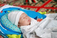 Aww, imutnya Rafathar saat tidur. Pool/Gus Mun/detikFoto.