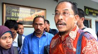 Ilham Arief memberikan keterangan usai sidang. Pool/Lamhot Aritonang/detikFoto.