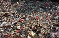 Sungai dipenuhi sampah. Lamhot Aritonang/detikFoto.