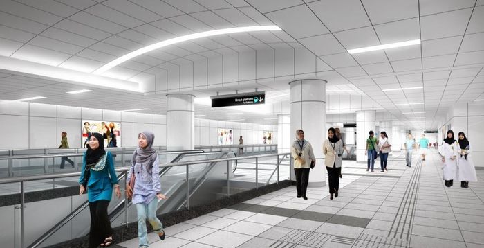 ilustrasi suasana stasiun bawah tanah MRT (dok: MRT Jakarta) ilustrasi suasana stasiun bawah tanah MRT (dok: MRT Jakarta)