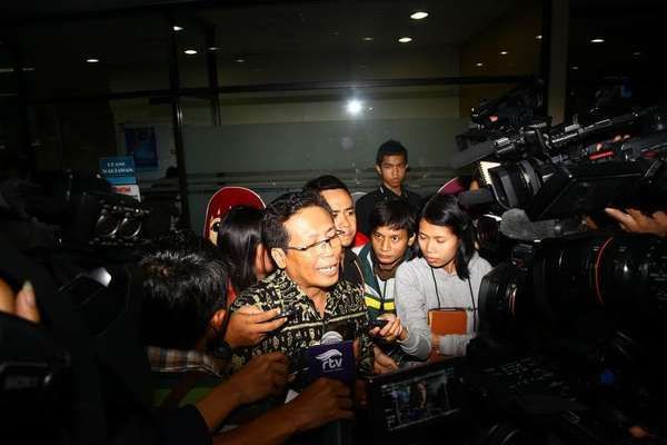 Foto: Fadjroel saat di Kantor KPK Foto: Fadjroel saat di Kantor KPK