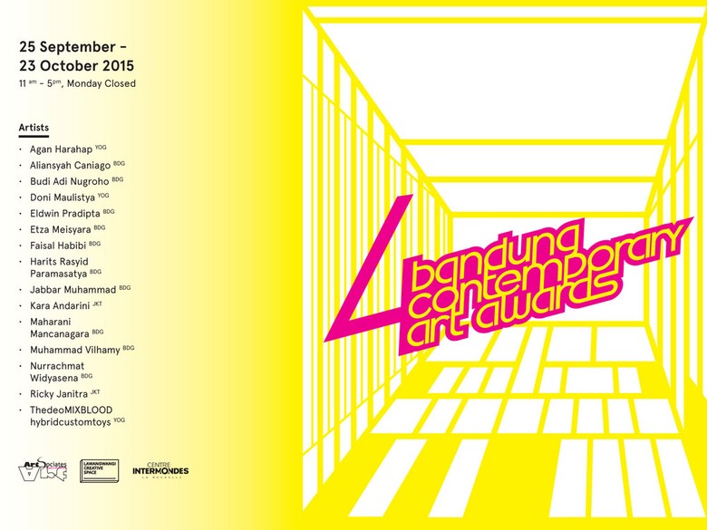 Bandung Contemporary Art Award #4 Diumumkan 25 September Bandung Contemporary Art Award #4 Diumumkan 25 September