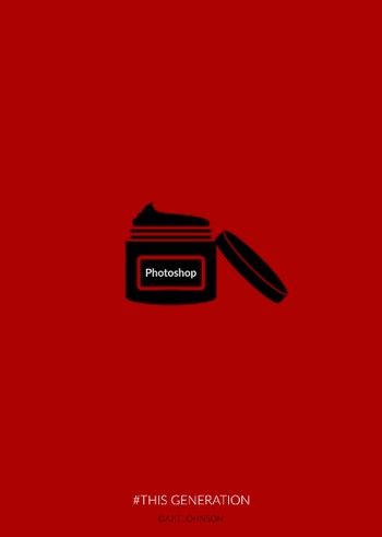 Cukup dengan photoshop wajah yang biasa menjadi luar biasa. (kredit foto: Ajit Johnson)