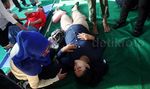 Korban Benturan Kereta Mendapat Pengobatan