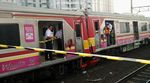 Dua Kereta Berbenturan di Stasiun Juanda