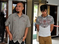 El menjadi saksi dalam sidang praperadilan yang diajukan Farhat Abbas dalam perkaranya dengan Ahmad Dhani. Pool/Noel/detikFoto.