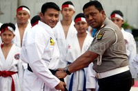 Dalam pelantikan tersebut, Danni Irawan mendapat penyematan sabuk hitam dari Dirlantas Polda Metro Jaya Kombes Pol Risyapudin Nursin, yang mewakili Ketua Pengda Inkanas Irjen (Pol) Tito Karnavian.