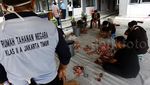Pemotongan Hewan Kurban di Rutan Pondok Bambu