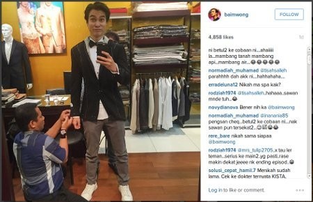 Fitting Jas, Benarkah Baim Wong Akan Menikah?
