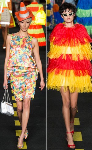 Keseruan Show Moschino di Milan, Marka Jalan Jadi Baju Model