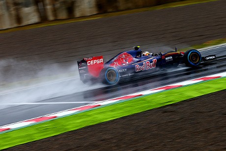 Sainz Jr Kuasai Latihan Basah di Suzuka