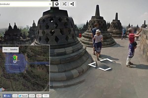 Menjajal Google Street View di Candi Borobudur, Asyik!